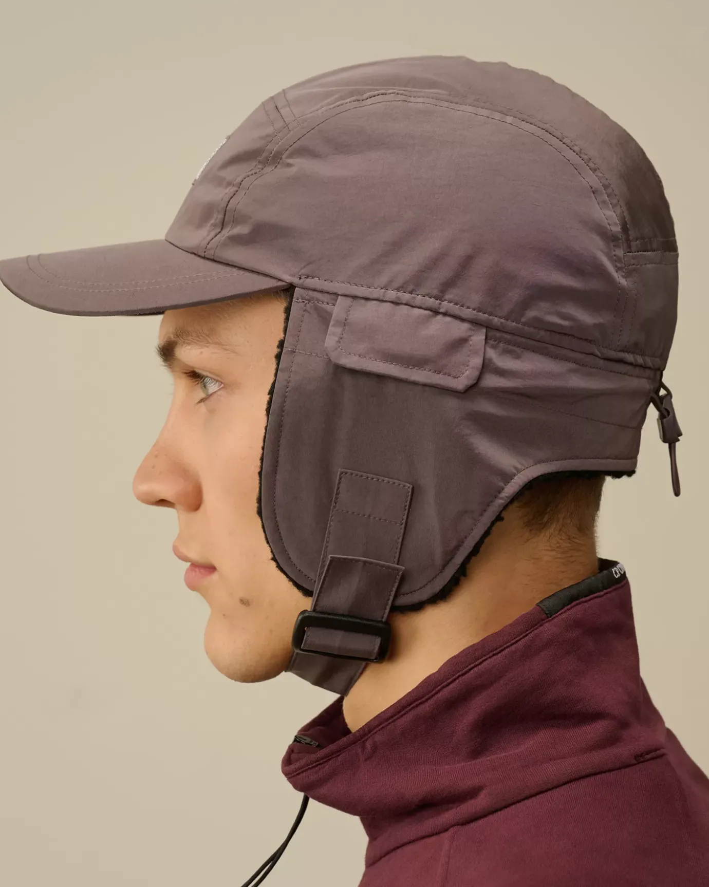 Hats<C.P. Company Chrome-R Earflap Hat Boulevard – Violet