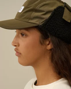 Hats<C.P. Company Chrome-R Earflap Hat Ivy Green
