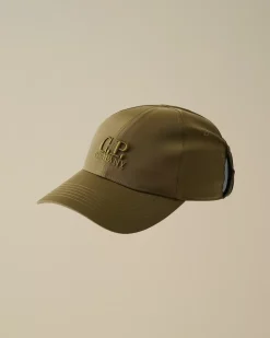 Hats<C.P. Company Chrome-R Goggle Cap Ivy Green