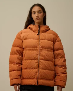 Jacket & Coats<C.P. Company Chrome-R Goggle Down Jacket Bombay Brown