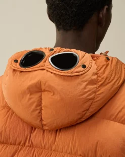 Jacket & Coats<C.P. Company Chrome-R Goggle Down Jacket Bombay Brown