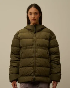 Jacket & Coats<C.P. Company Chrome-R Goggle Down Jacket Ivy Green