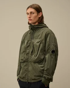 Overshirt<C.P. Company Chrome-R Hooded Overshirt Grape Leaf – Green