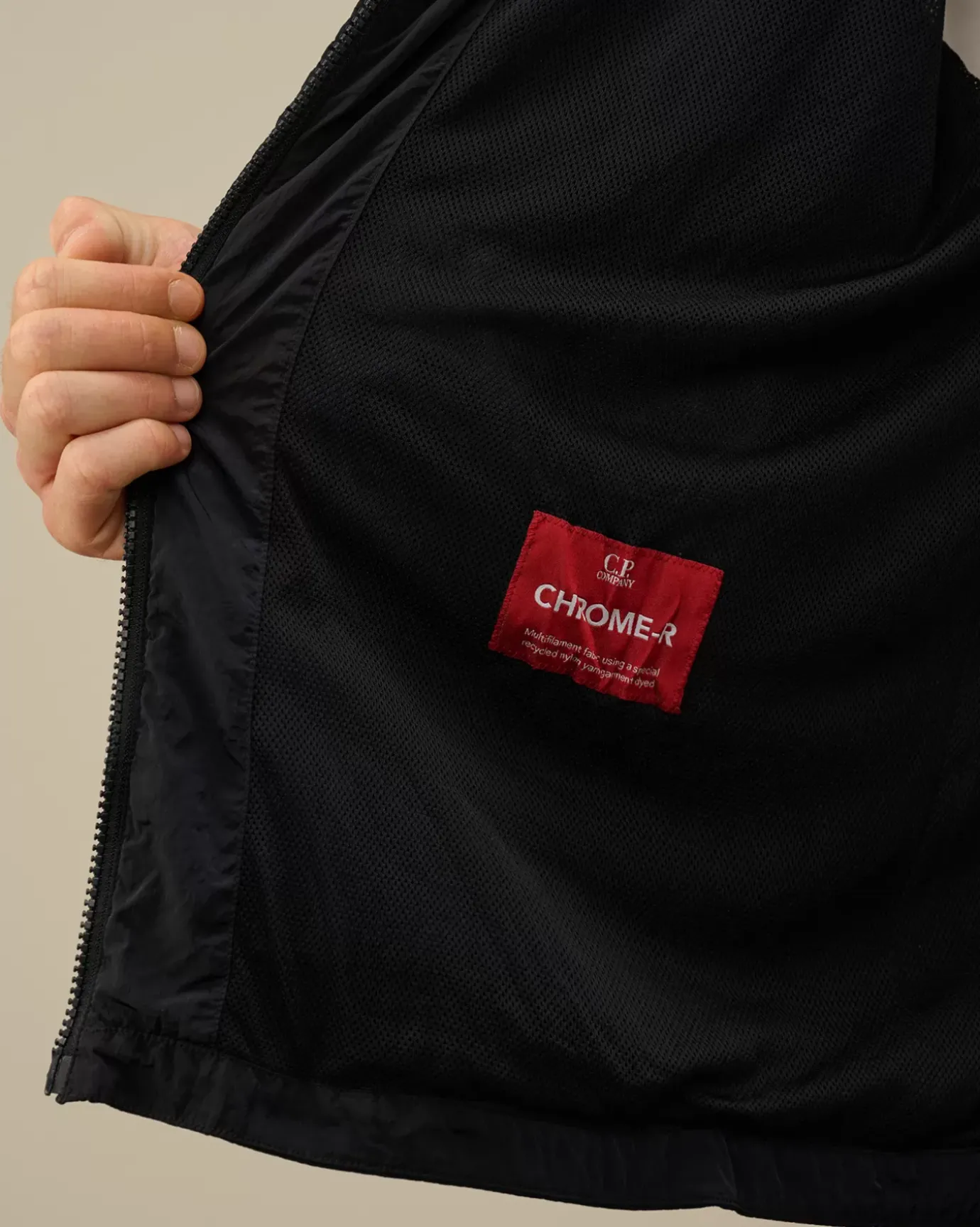 Overshirt<C.P. Company Chrome-R Hooded Overshirt Total Eclipse – Blue