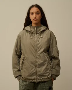 Jacket & Coats<C.P. Company Chrome-R Hooded Padded Jacket Walnut – Beige