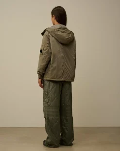 Jacket & Coats<C.P. Company Chrome-R Hooded Padded Jacket Walnut – Beige