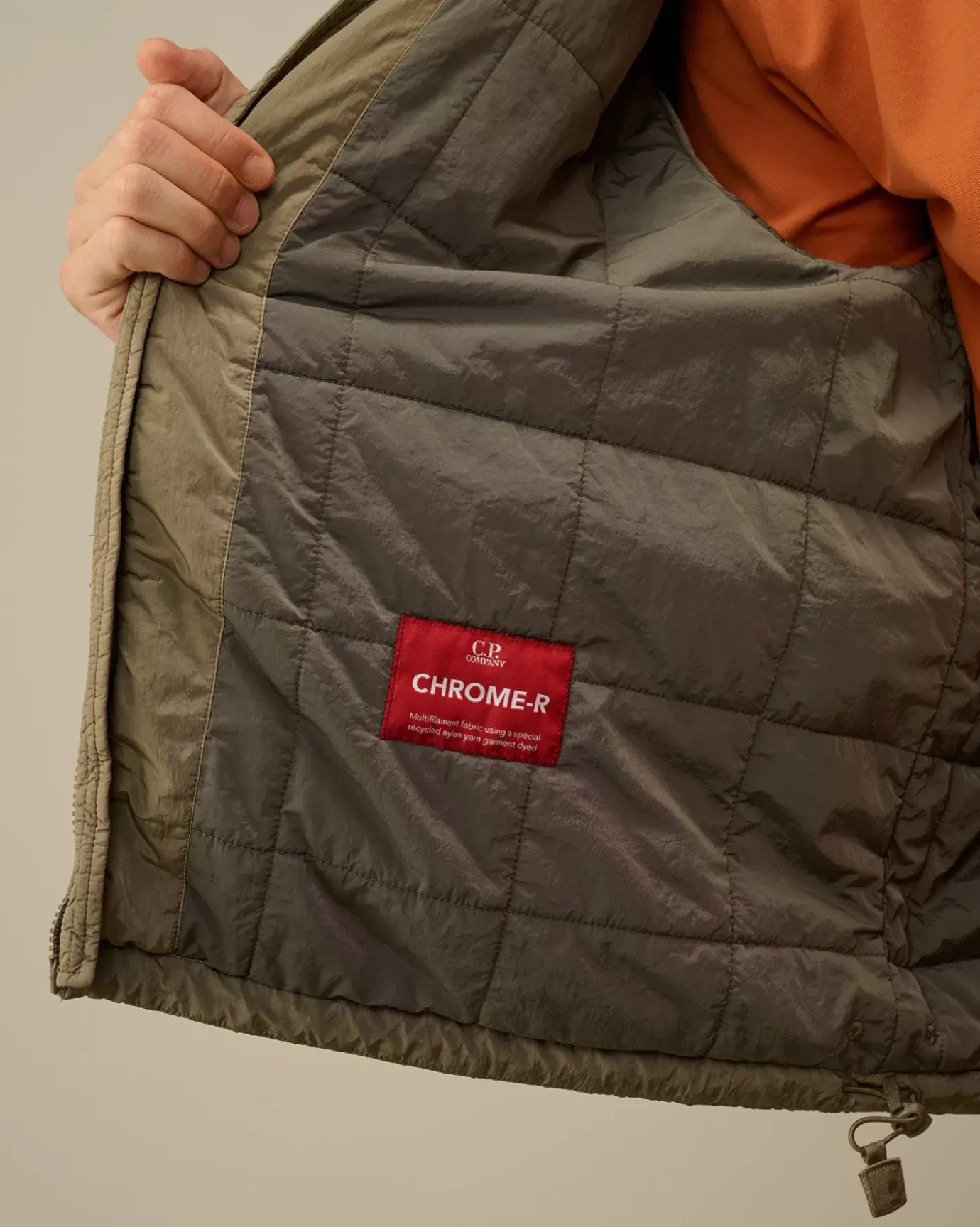 Jacket & Coats<C.P. Company Chrome-R Hooded Padded Jacket Walnut – Beige