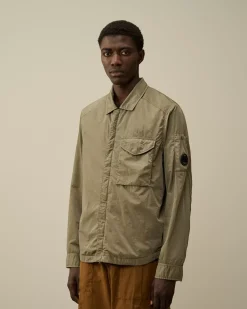 Overshirt<C.P. Company Chrome-R Lens Overshirt Walnut – Beige