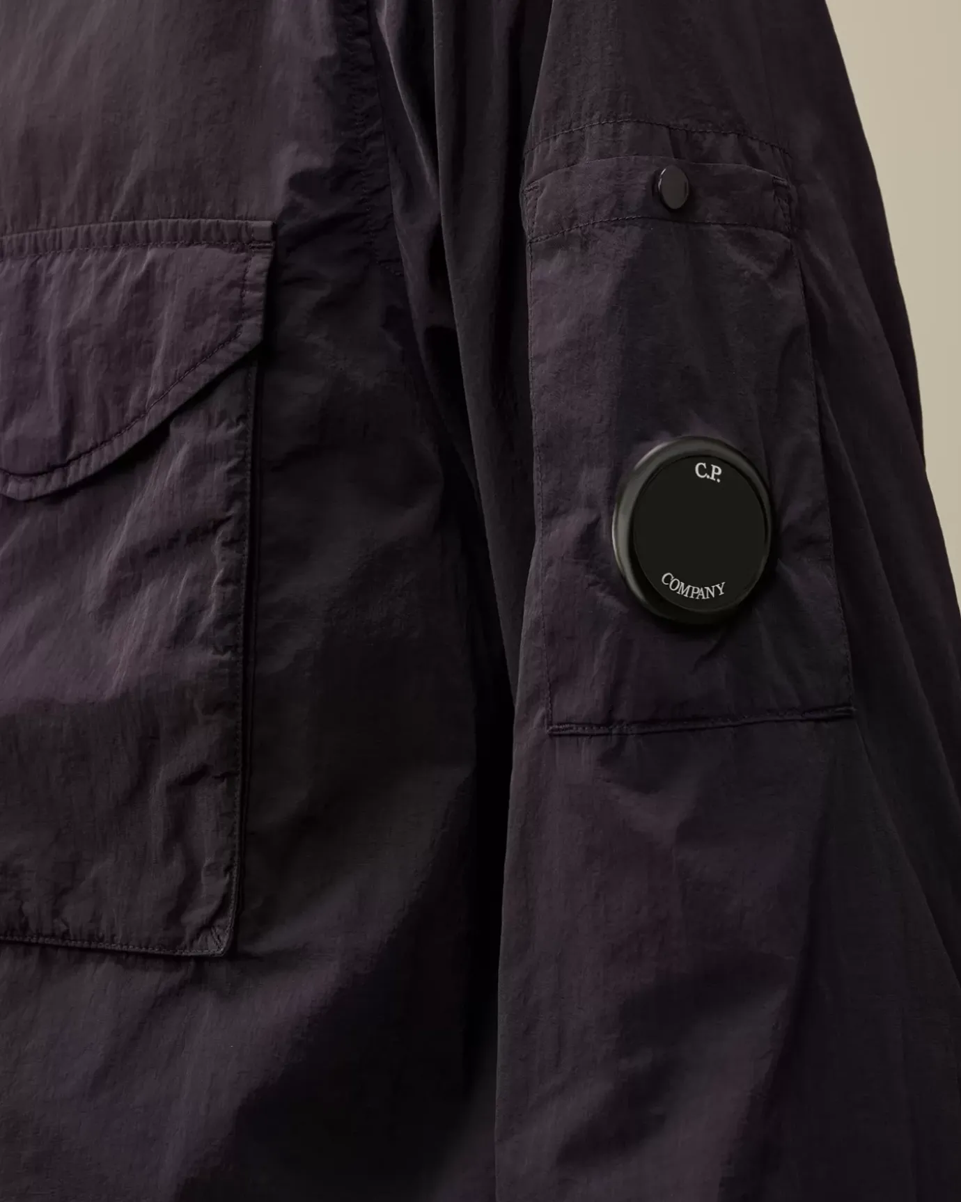 Overshirt<C.P. Company Chrome-R Lens Overshirt Nightshade – Purple