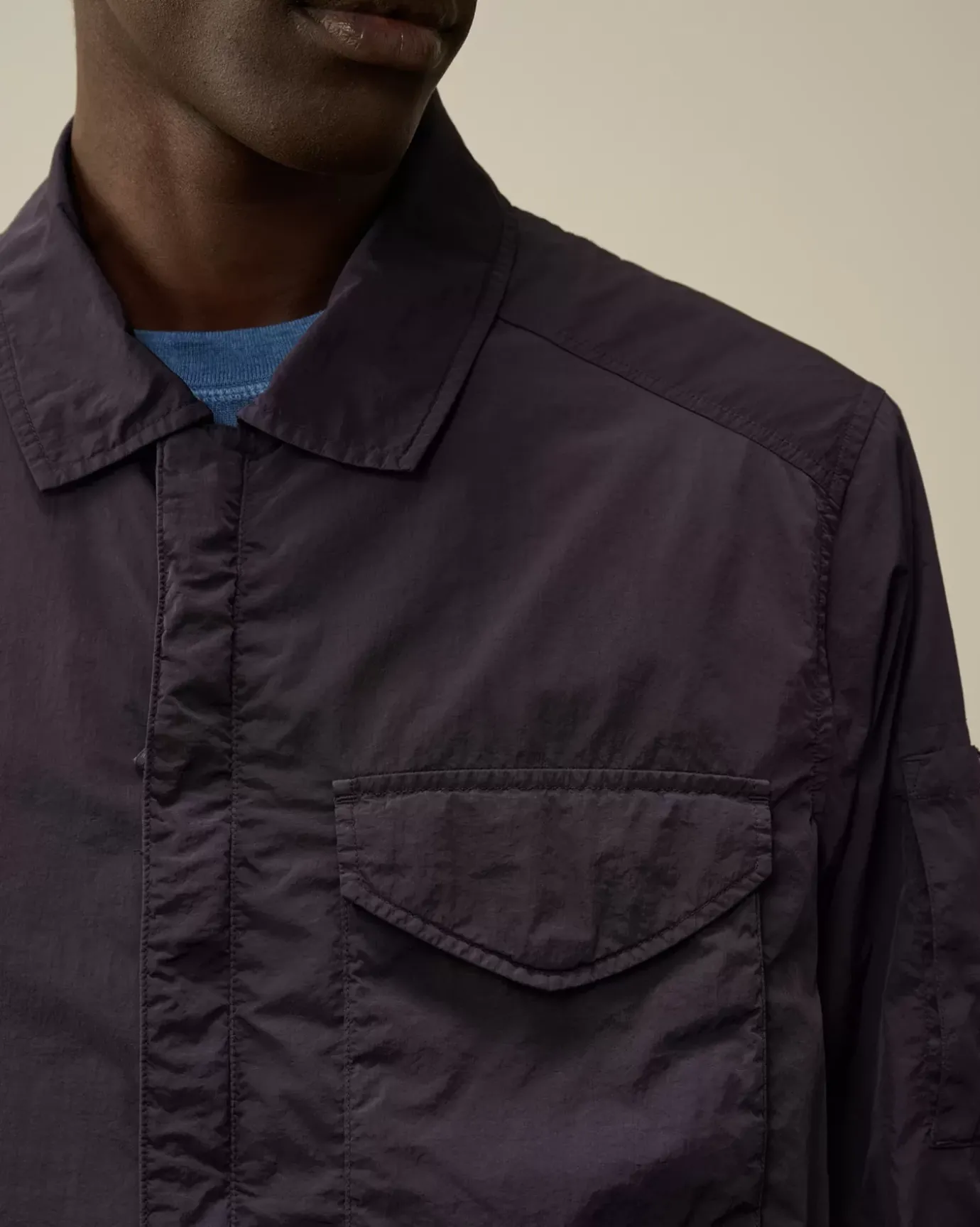 Overshirt<C.P. Company Chrome-R Lens Overshirt Nightshade – Purple