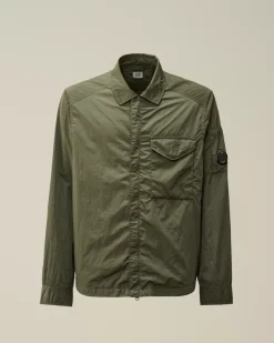 Overshirt<C.P. Company Chrome-R Lens Overshirt Grape Leaf – Green