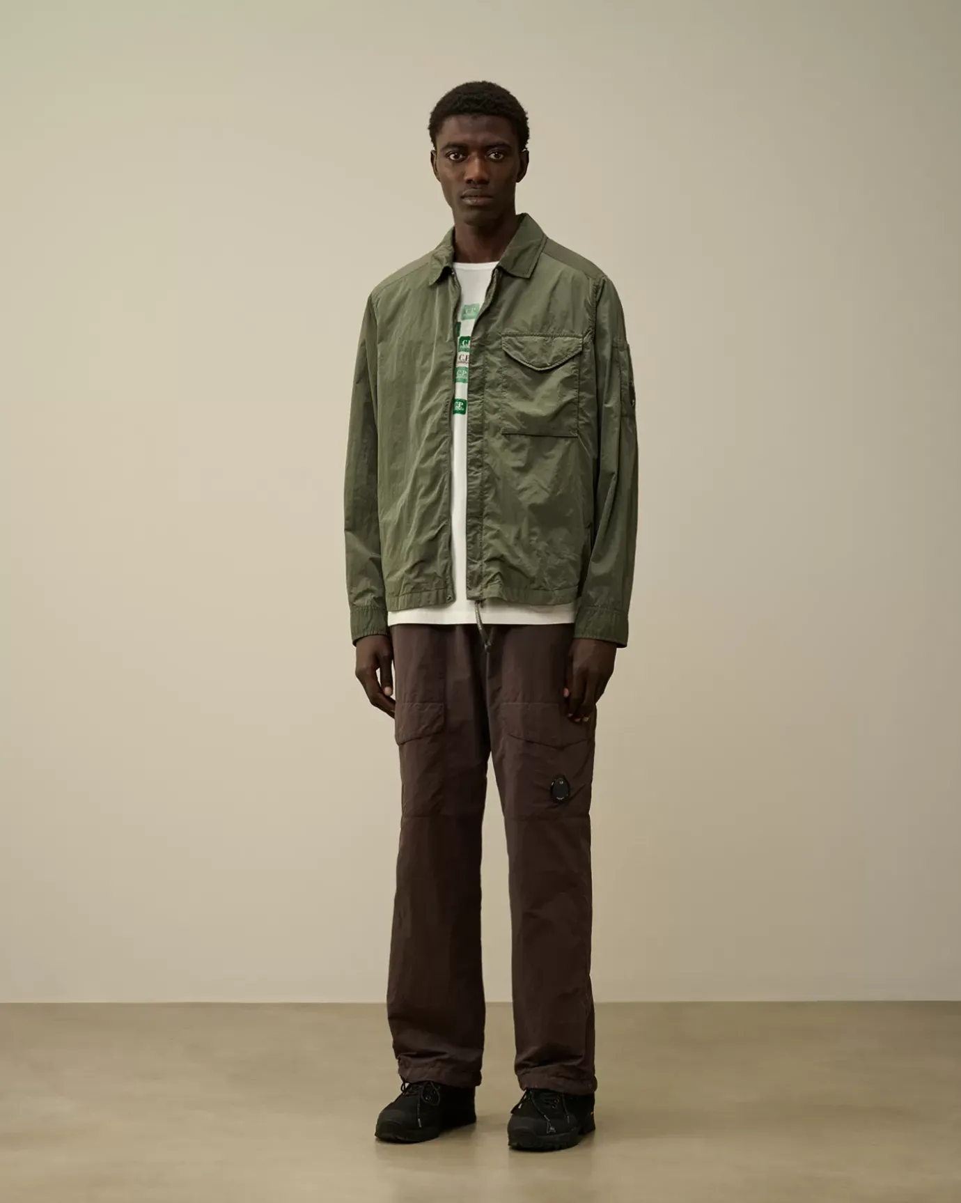 Overshirt<C.P. Company Chrome-R Lens Overshirt Grape Leaf – Green