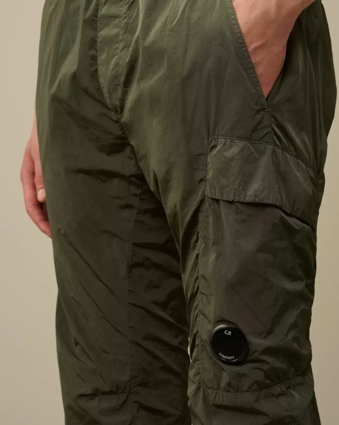 Trousers<C.P. Company Chrome-R Track Pants Grape Leaf – Green