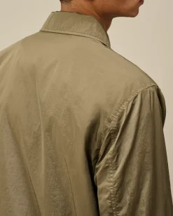 Overshirt<C.P. Company Chrome-R Utility Overshirt Walnut – Beige