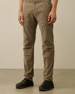 Trousers<C.P. Company Corduroy Ergonomic Pants Walnut – Beige