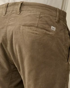Trousers<C.P. Company Corduroy Ergonomic Pants Walnut – Beige