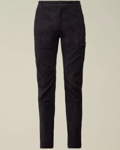 Trousers<C.P. Company Corduroy Ergonomic Pants Total Eclipse – Blue