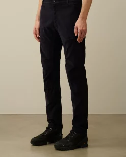 Trousers<C.P. Company Corduroy Ergonomic Pants Total Eclipse – Blue