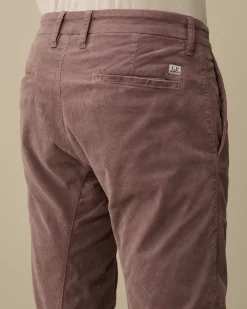 Trousers<C.P. Company Corduroy Ergonomic Pants Purple Dove