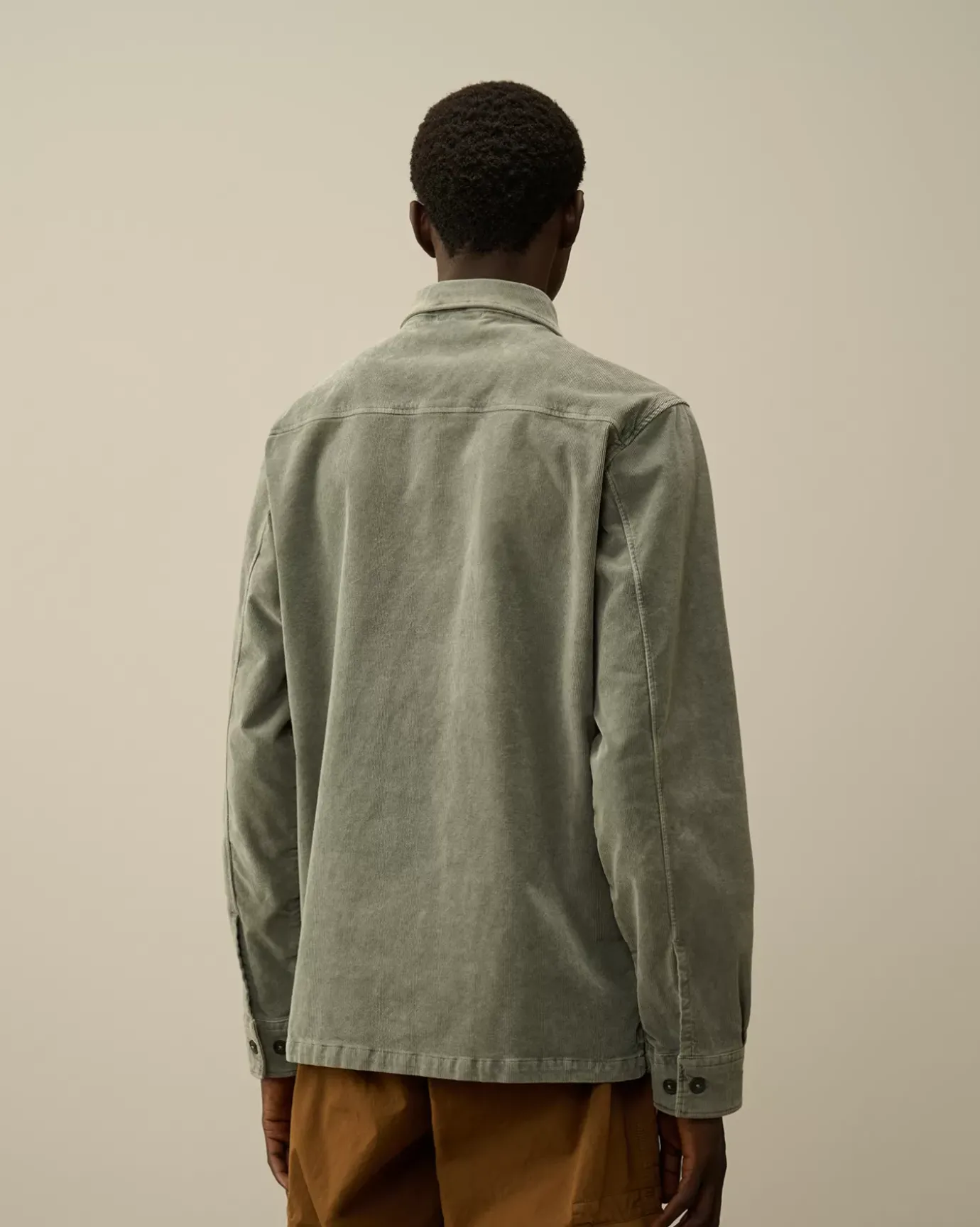 Shirt<C.P. Company Corduroy Lens Buttoned Shirt Grape Leaf – Green