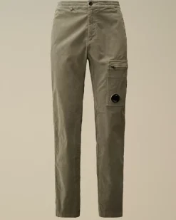 Trousers<C.P. Company Corduroy Lens Cargo Pants Grape Leaf – Green