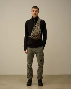 Trousers<C.P. Company Corduroy Lens Cargo Pants Grape Leaf – Green