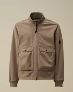 Jacket & Coats<C.P. Company C.P. Shell-R Bomber Jacket Walnut – Beige