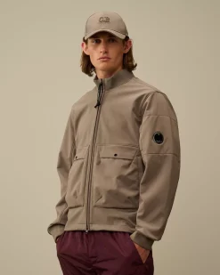 Jacket & Coats<C.P. Company C.P. Shell-R Bomber Jacket Walnut – Beige