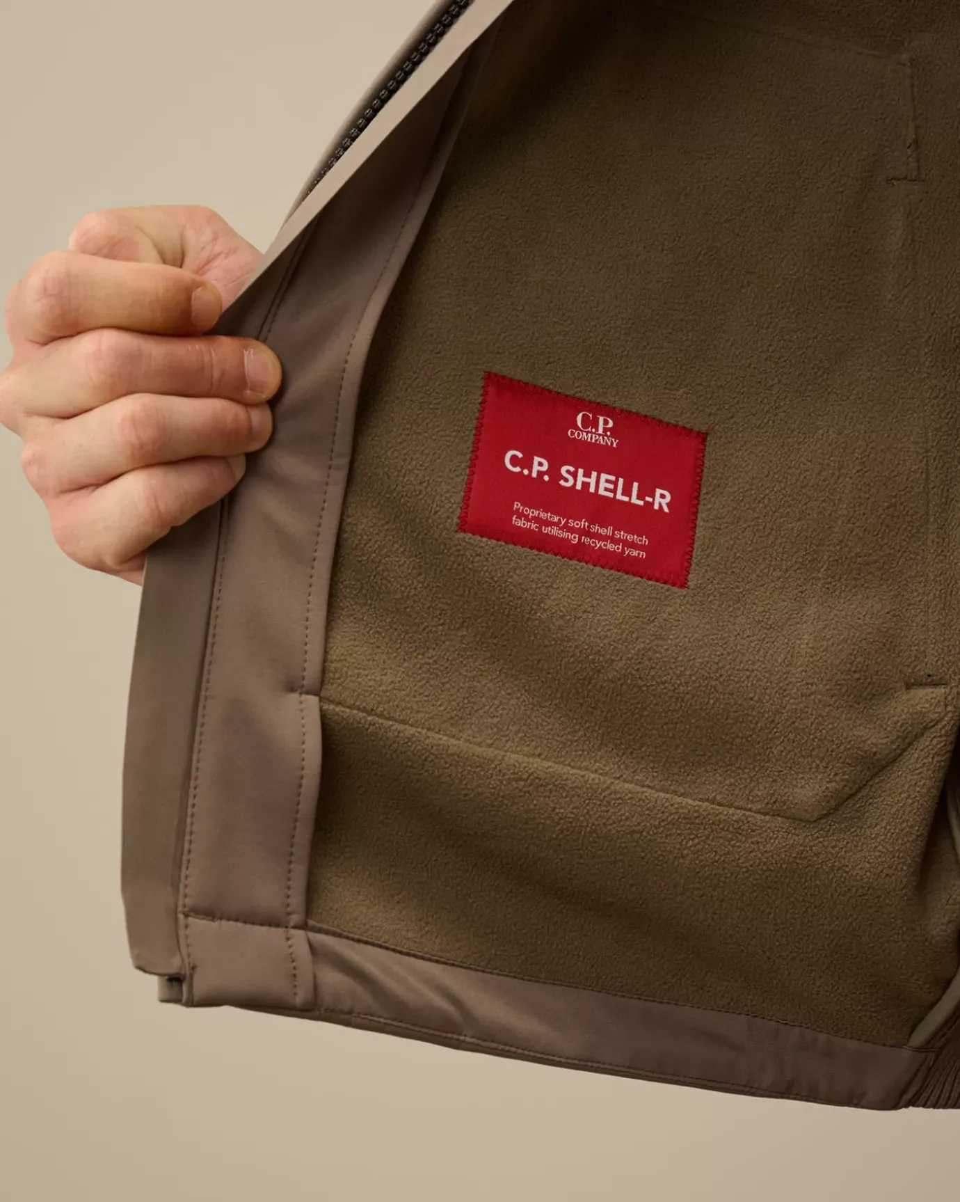 Jacket & Coats<C.P. Company C.P. Shell-R Bomber Jacket Walnut – Beige
