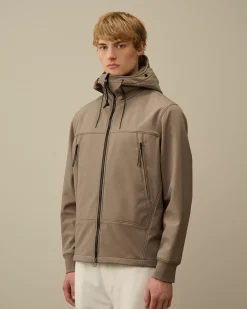Jacket & Coats<C.P. Company C.P. Shell-R Goggle Jacket Walnut – Beige
