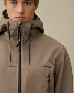 Jacket & Coats<C.P. Company C.P. Shell-R Goggle Jacket Walnut – Beige