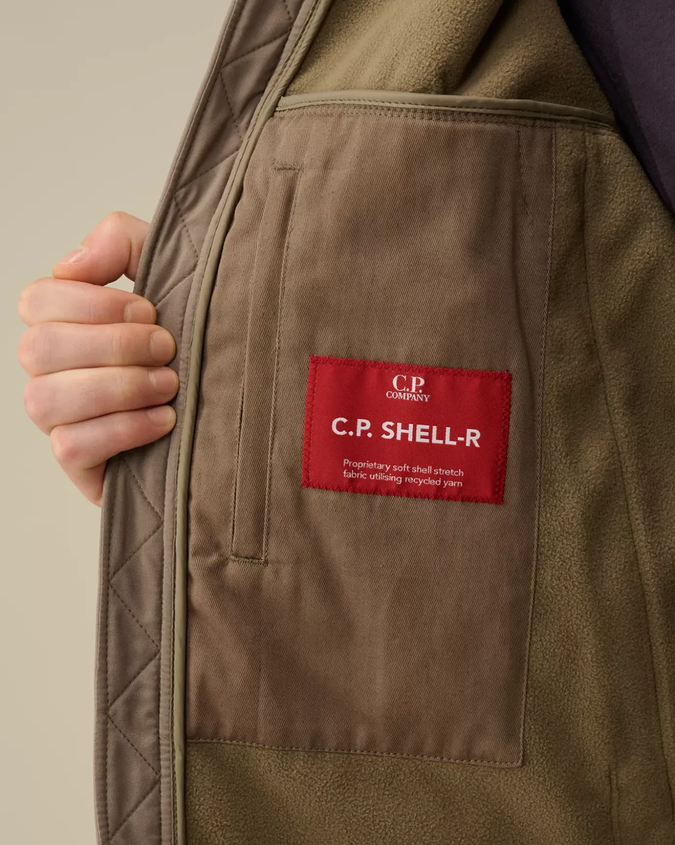 Jacket & Coats<C.P. Company C.P. Shell-R Goggle Jacket Walnut – Beige