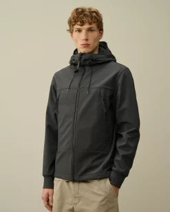 Jacket & Coats<C.P. Company C.P. Shell-R Goggle Jacket Black Sand