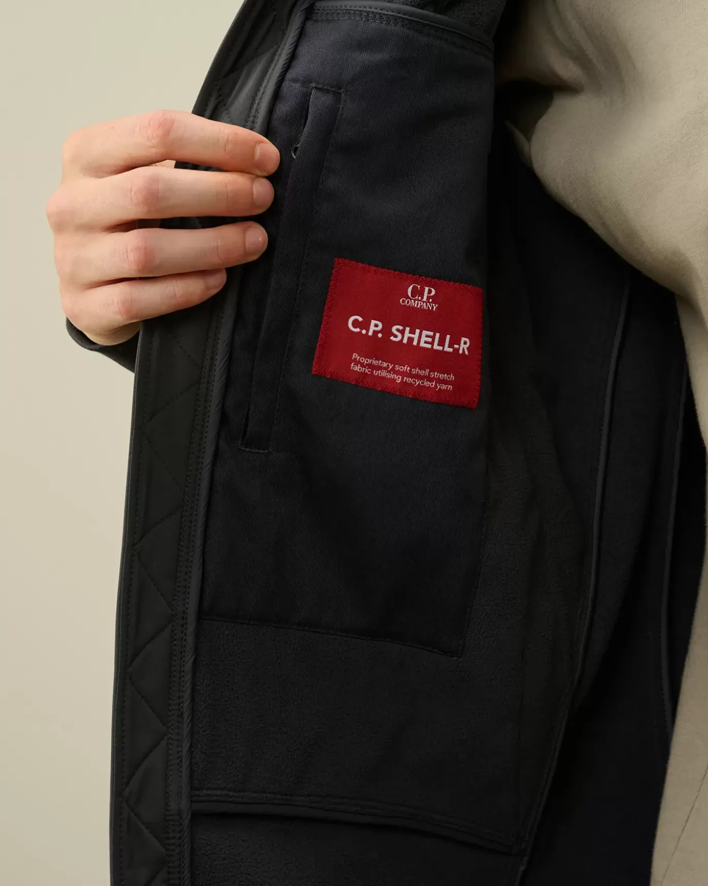 Jacket & Coats<C.P. Company C.P. Shell-R Goggle Jacket Black Sand