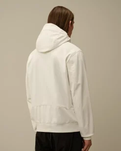 Jacket & Coats<C.P. Company C.P. Shell-R Hooded Jacket Gauze White