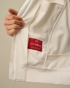 Jacket & Coats<C.P. Company C.P. Shell-R Hooded Jacket Gauze White