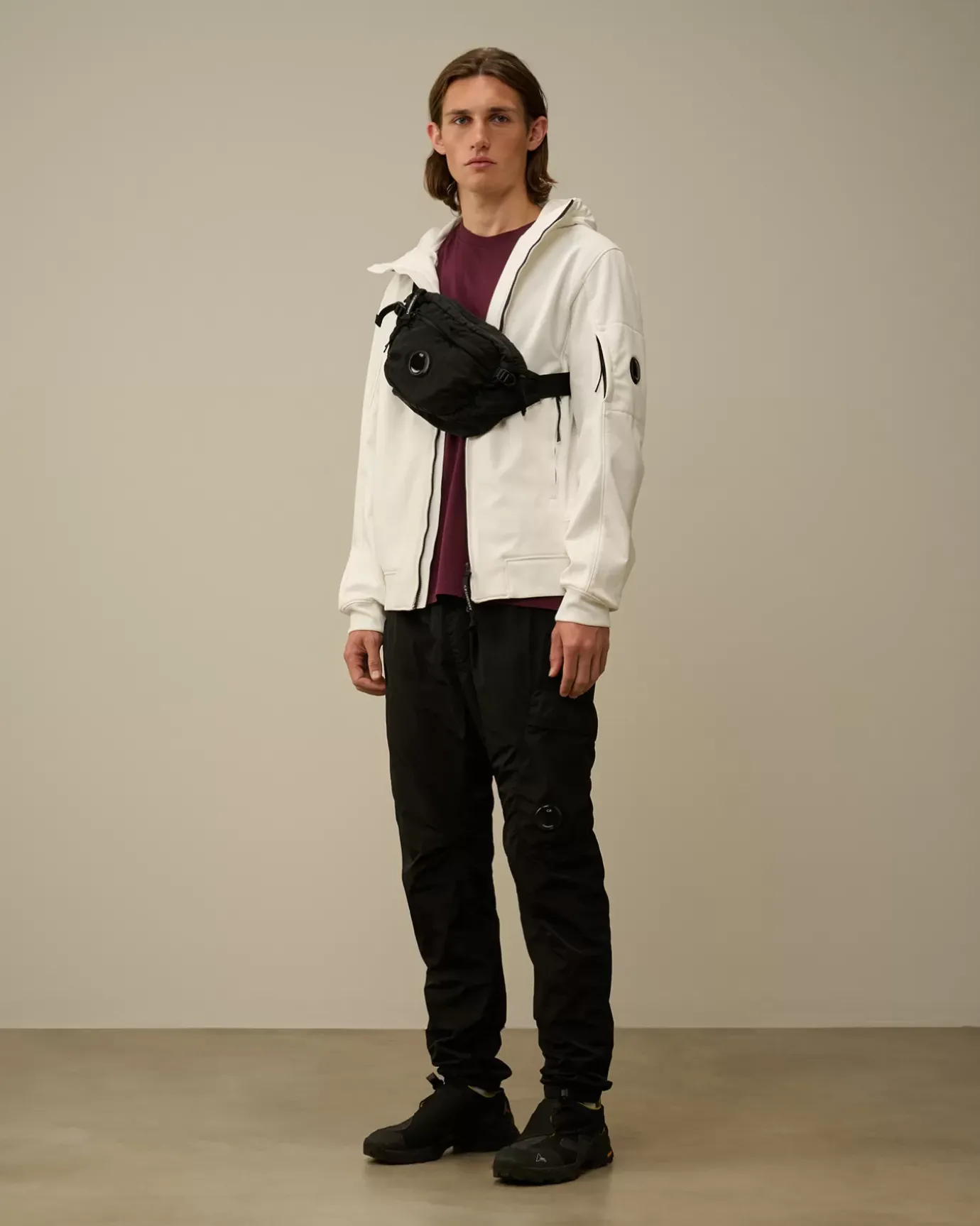 Jacket & Coats<C.P. Company C.P. Shell-R Hooded Jacket Gauze White