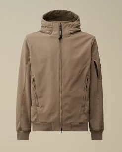 Jacket & Coats<C.P. Company C.P. Shell-R Hooded Jacket Walnut – Beige