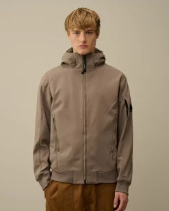Jacket & Coats<C.P. Company C.P. Shell-R Hooded Jacket Walnut – Beige