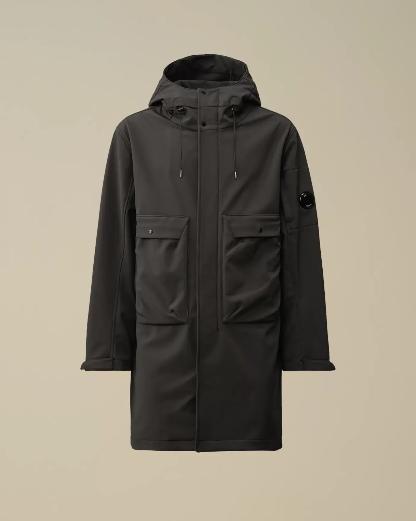 Jacket & Coats<C.P. Company C.P. Shell-R Hooded Parka Jacket Black Sand