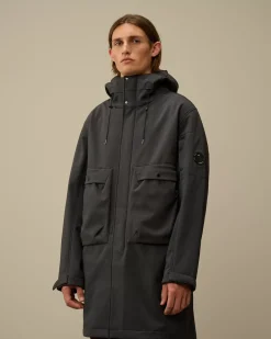 Jacket & Coats<C.P. Company C.P. Shell-R Hooded Parka Jacket Black Sand