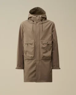 Jacket & Coats<C.P. Company C.P. Shell-R Hooded Parka Jacket Walnut – Beige