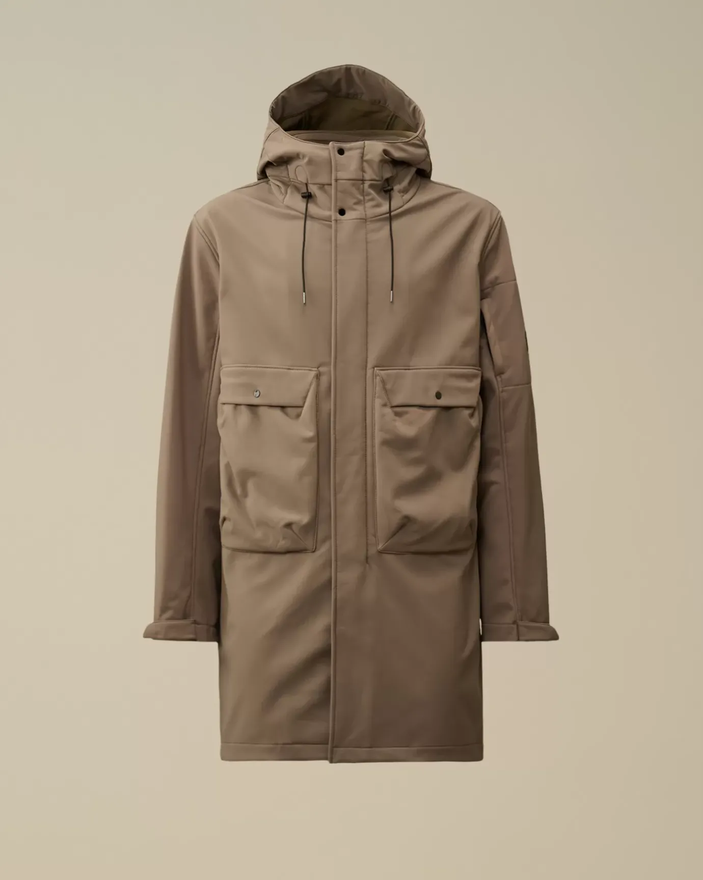 Jacket & Coats<C.P. Company C.P. Shell-R Hooded Parka Jacket Walnut – Beige