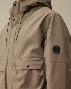 Jacket & Coats<C.P. Company C.P. Shell-R Hooded Parka Jacket Walnut – Beige