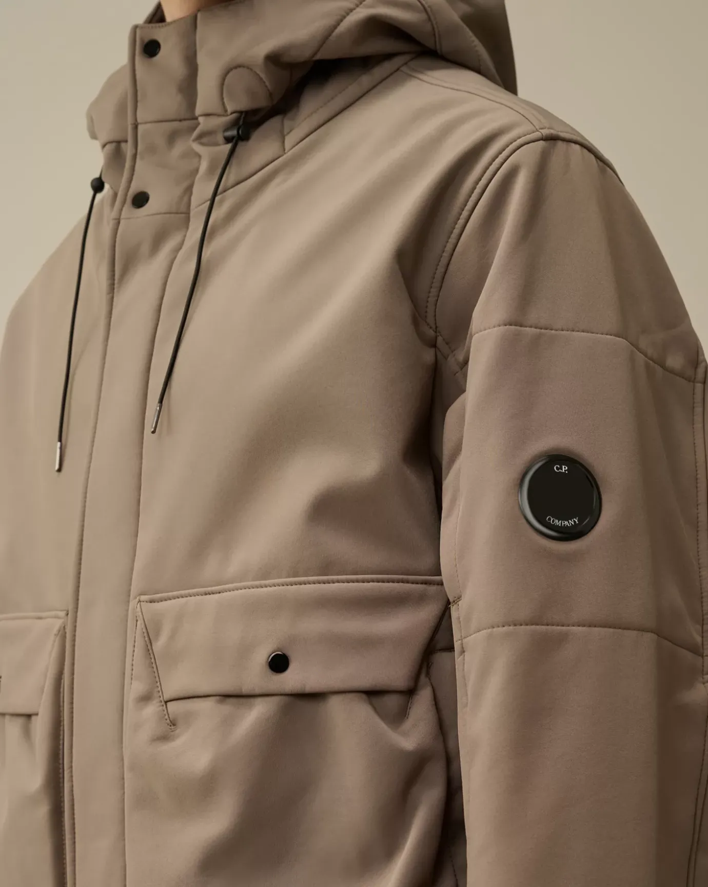 Jacket & Coats<C.P. Company C.P. Shell-R Hooded Parka Jacket Walnut – Beige