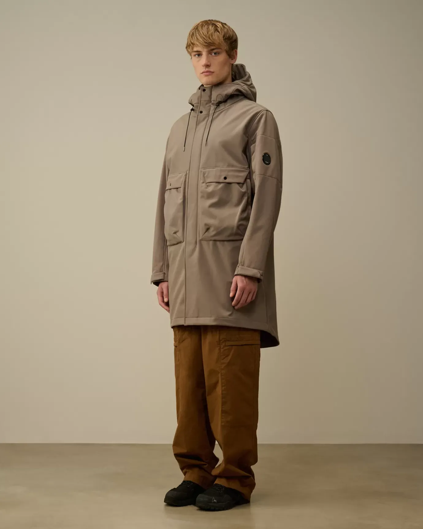 Jacket & Coats<C.P. Company C.P. Shell-R Hooded Parka Jacket Walnut – Beige