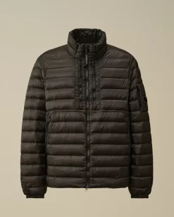 Jacket & Coats<C.P. Company D.D. Shell Collar Zip Down Jacket Black