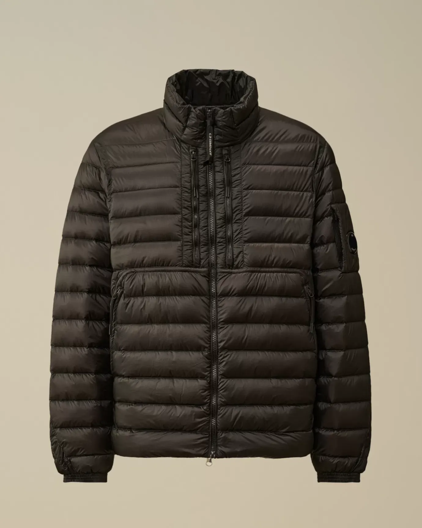 Jacket & Coats<C.P. Company D.D. Shell Collar Zip Down Jacket Black