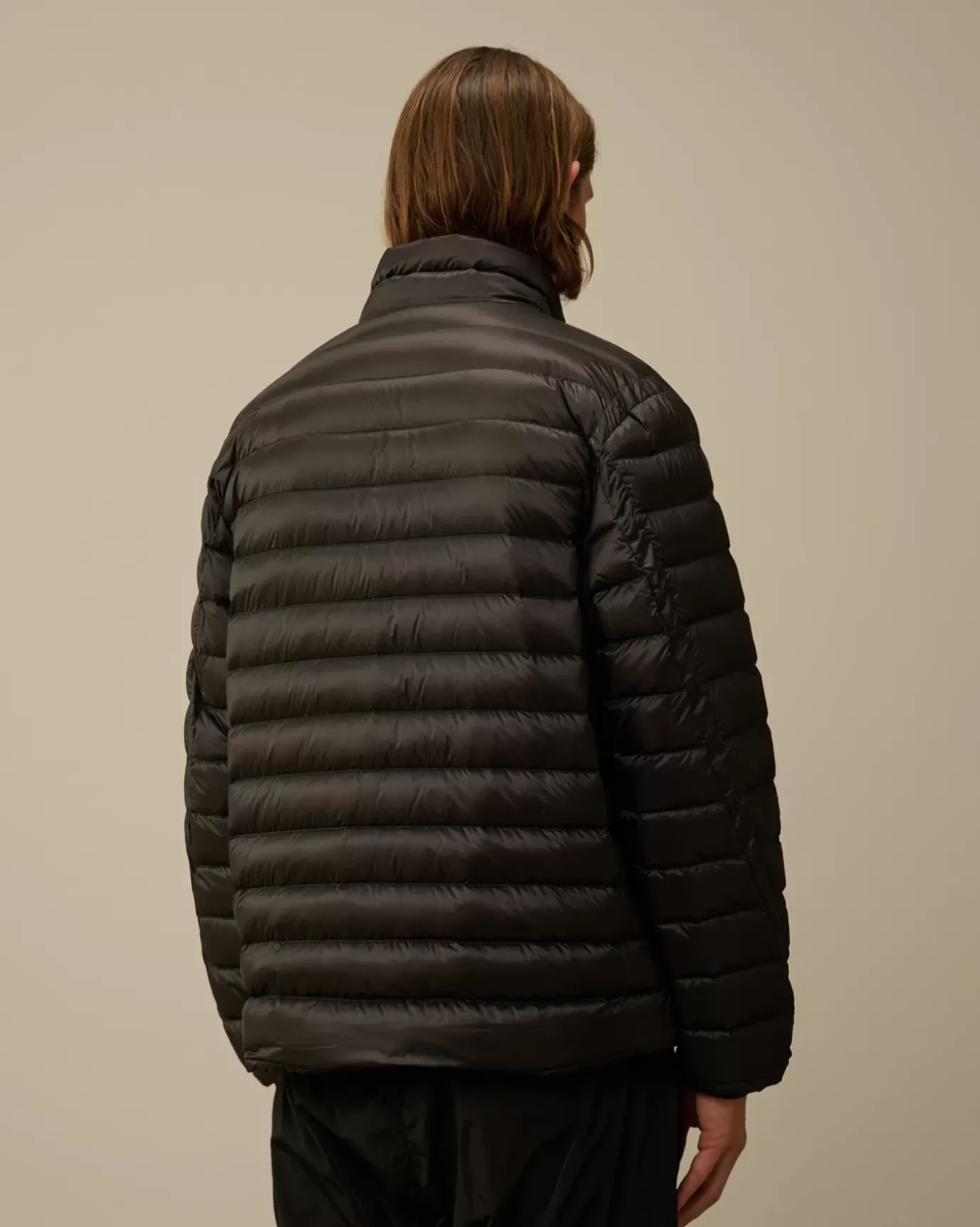 Jacket & Coats<C.P. Company D.D. Shell Collar Zip Down Jacket Black