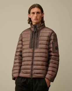 Jacket & Coats<C.P. Company D.D. Shell Collar Zip Down Jacket Purple Dove